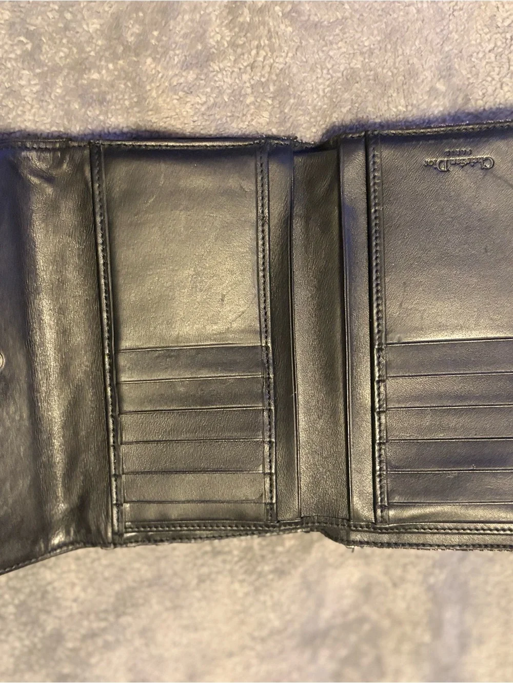 Dior fold wallet